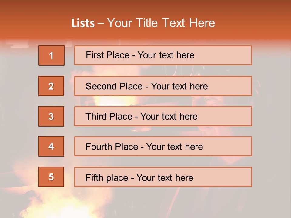 A Man Wearing A Hard Hat And Goggles In A Factory PowerPoint Template