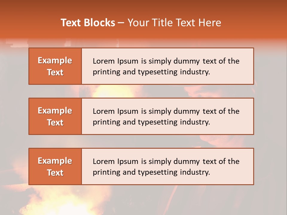 A Man Wearing A Hard Hat And Goggles In A Factory PowerPoint Template