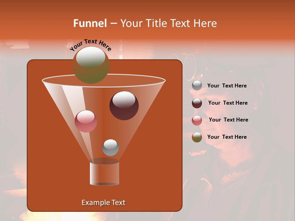 A Man Wearing A Hard Hat And Goggles In A Factory PowerPoint Template
