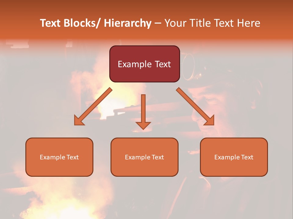 A Man Wearing A Hard Hat And Goggles In A Factory PowerPoint Template