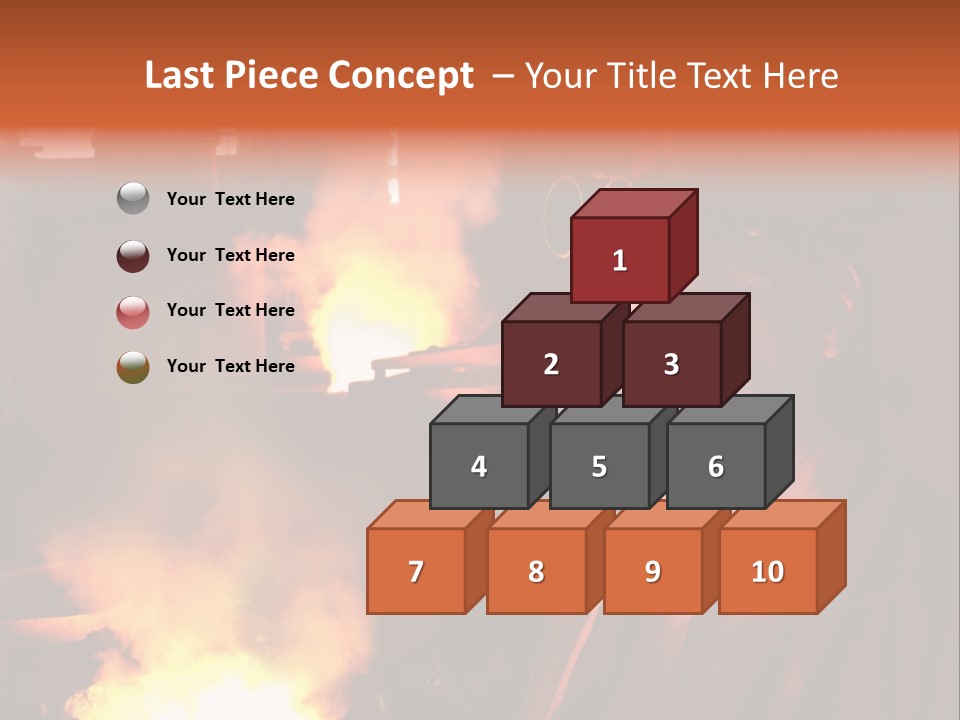 A Man Wearing A Hard Hat And Goggles In A Factory PowerPoint Template