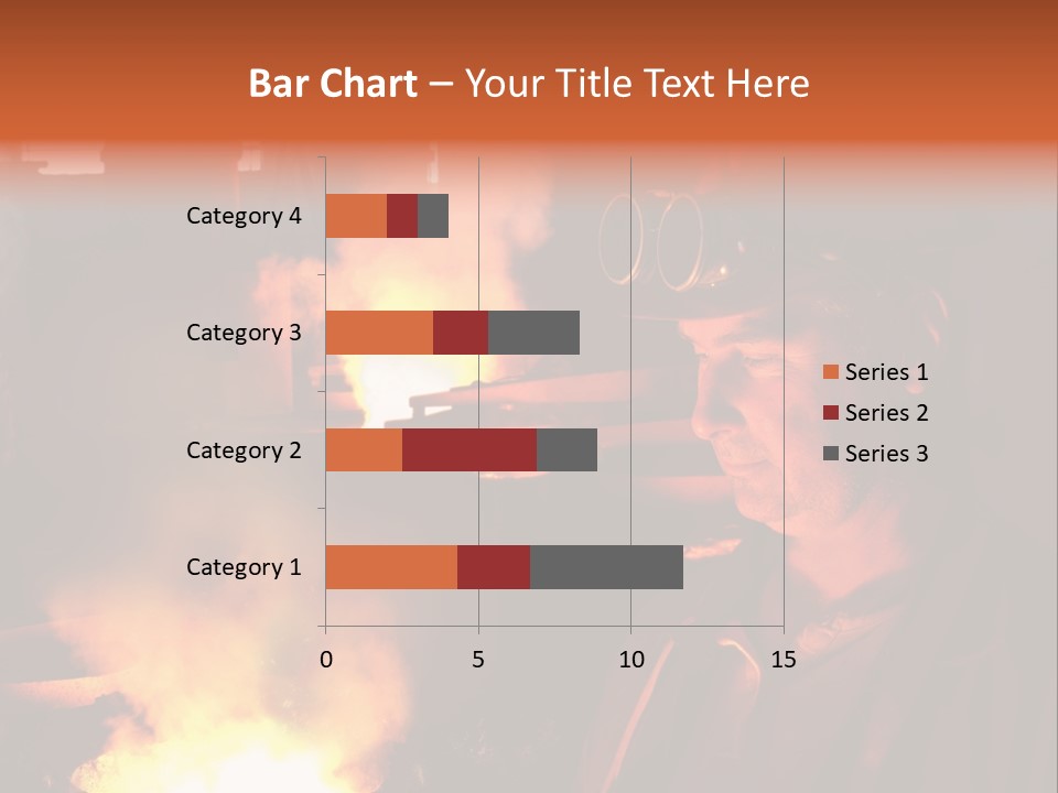 A Man Wearing A Hard Hat And Goggles In A Factory PowerPoint Template