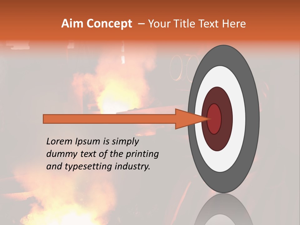 A Man Wearing A Hard Hat And Goggles In A Factory PowerPoint Template