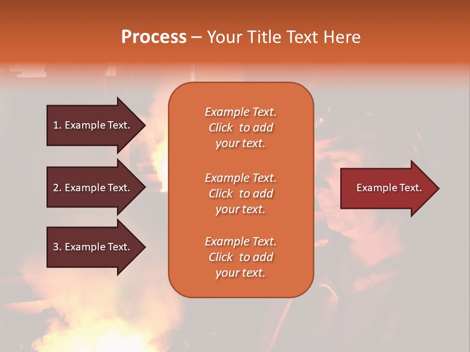 A Man Wearing A Hard Hat And Goggles In A Factory PowerPoint Template