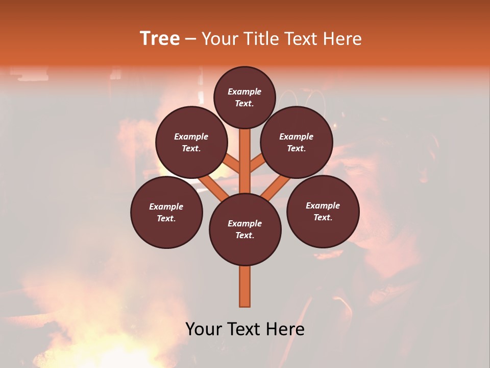 A Man Wearing A Hard Hat And Goggles In A Factory PowerPoint Template