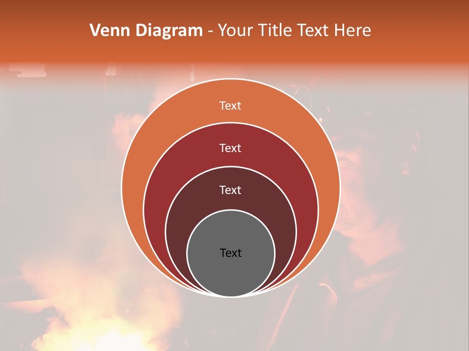 A Man Wearing A Hard Hat And Goggles In A Factory PowerPoint Template