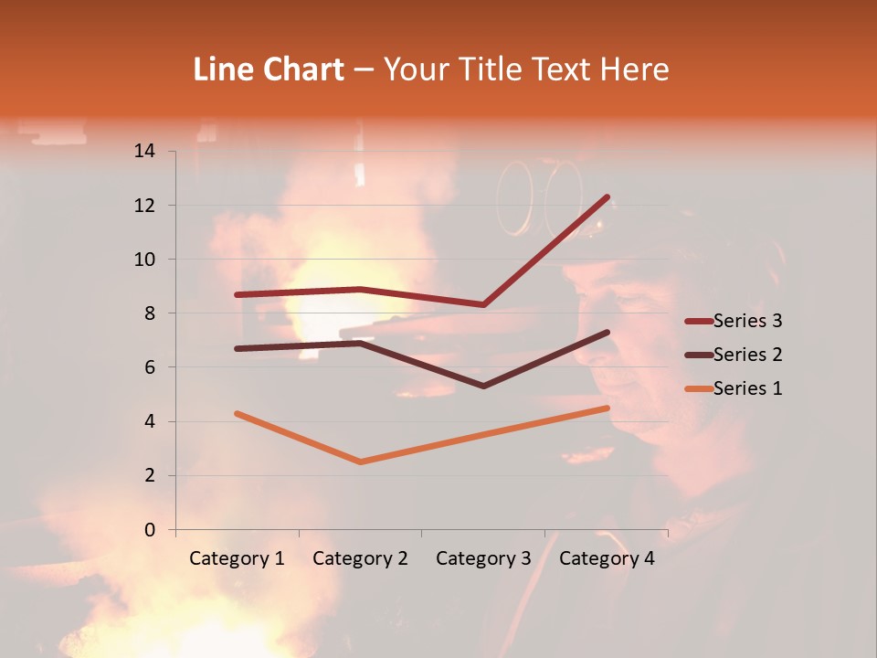 A Man Wearing A Hard Hat And Goggles In A Factory PowerPoint Template
