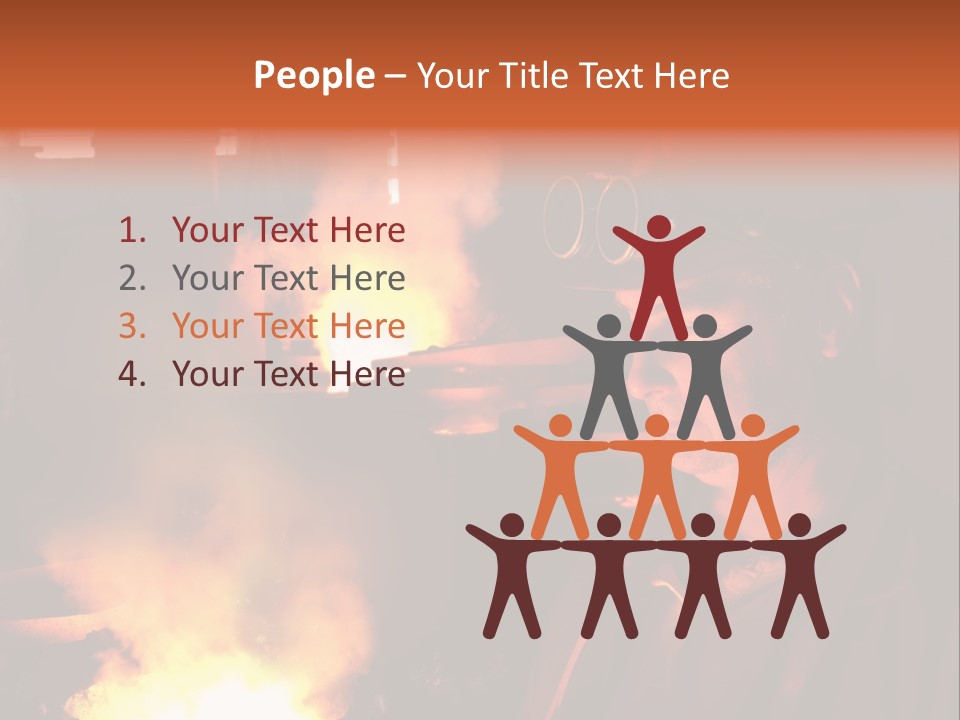 A Man Wearing A Hard Hat And Goggles In A Factory PowerPoint Template