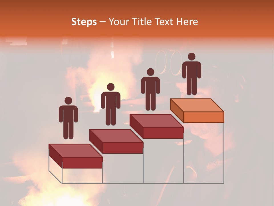 A Man Wearing A Hard Hat And Goggles In A Factory PowerPoint Template