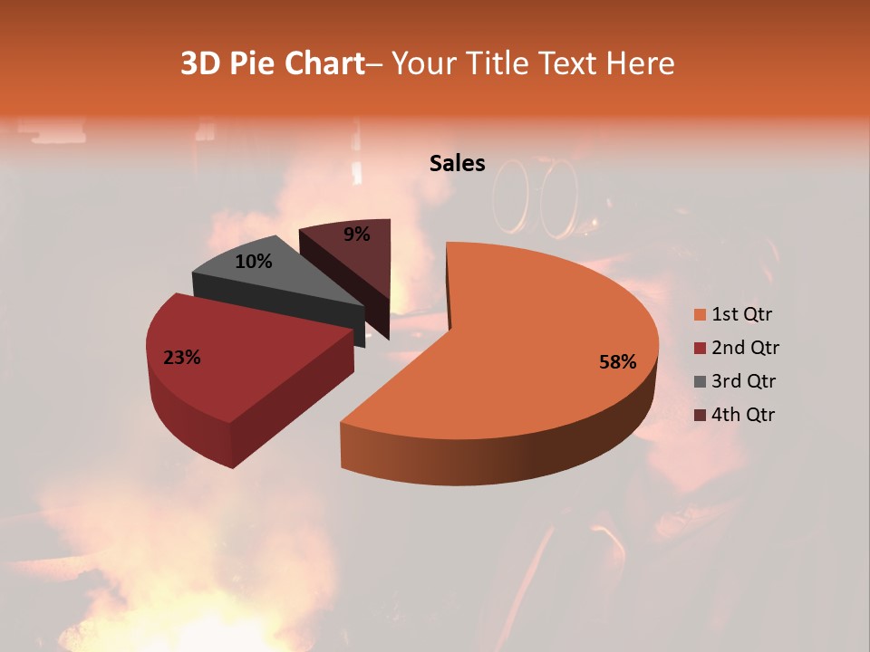A Man Wearing A Hard Hat And Goggles In A Factory PowerPoint Template