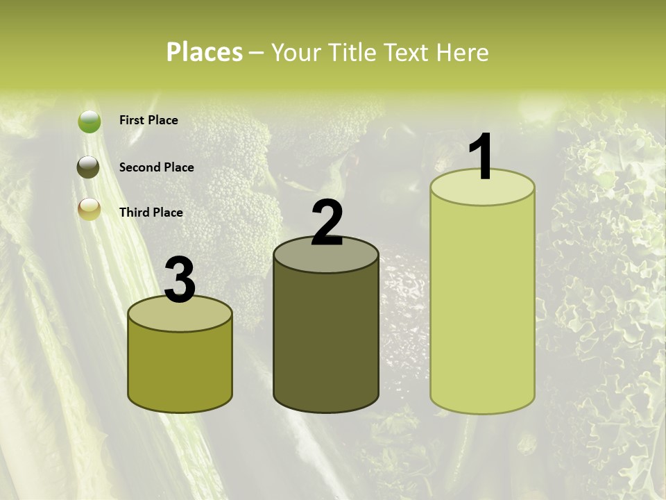 Food Green Pepper PowerPoint Template