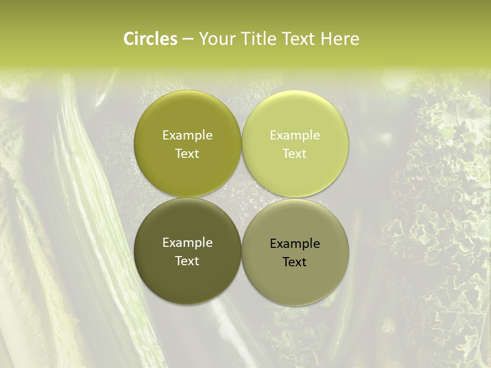 Food Green Pepper PowerPoint Template