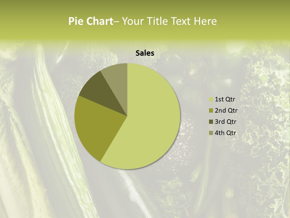 Food Green Pepper PowerPoint Template