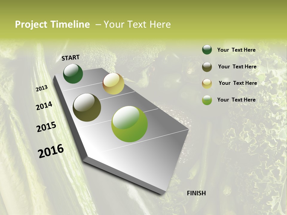 Food Green Pepper PowerPoint Template