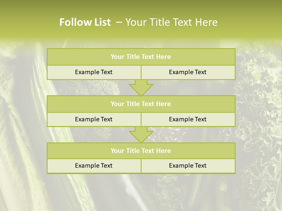 Food Green Pepper PowerPoint Template