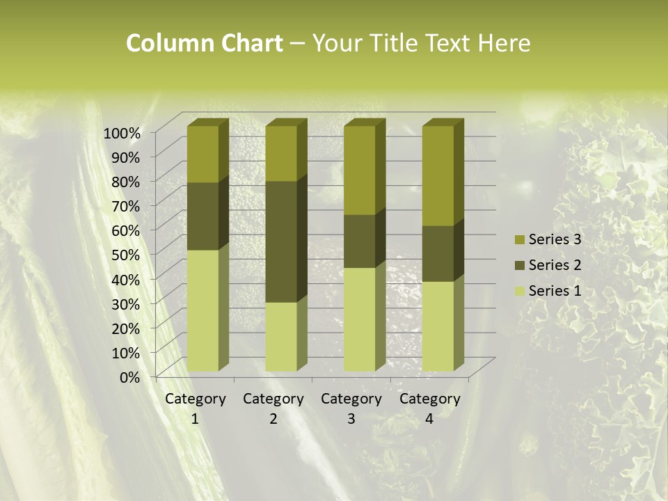 Food Green Pepper PowerPoint Template