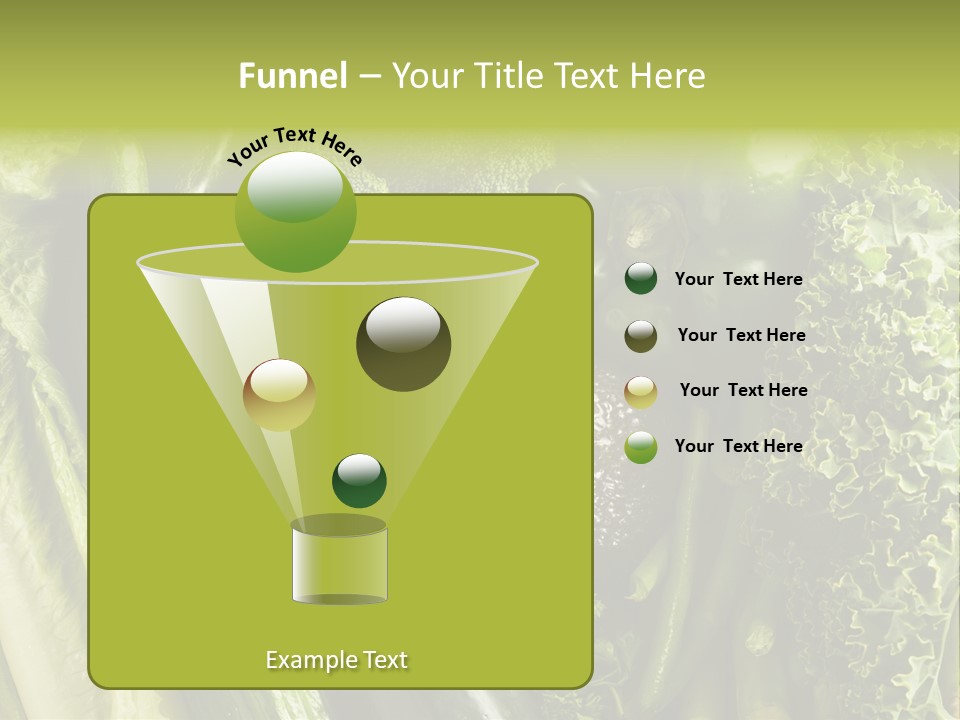 Food Green Pepper PowerPoint Template