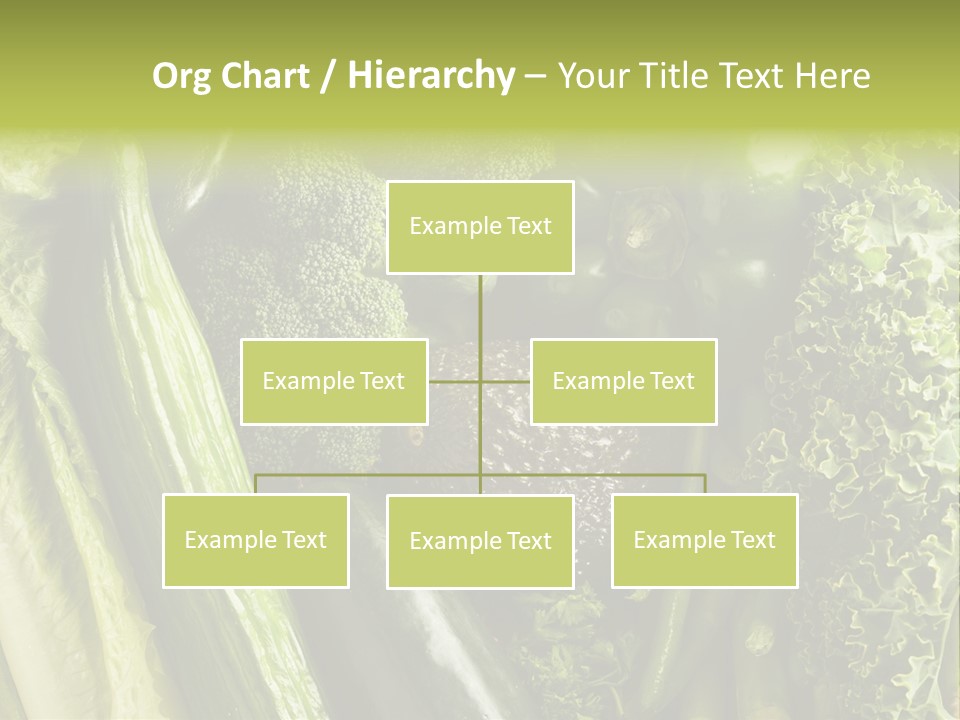 Food Green Pepper PowerPoint Template