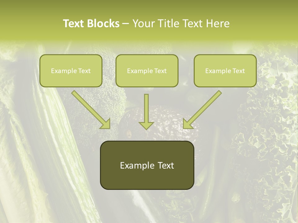 Food Green Pepper PowerPoint Template