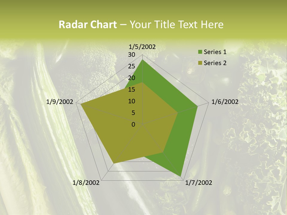 Food Green Pepper PowerPoint Template