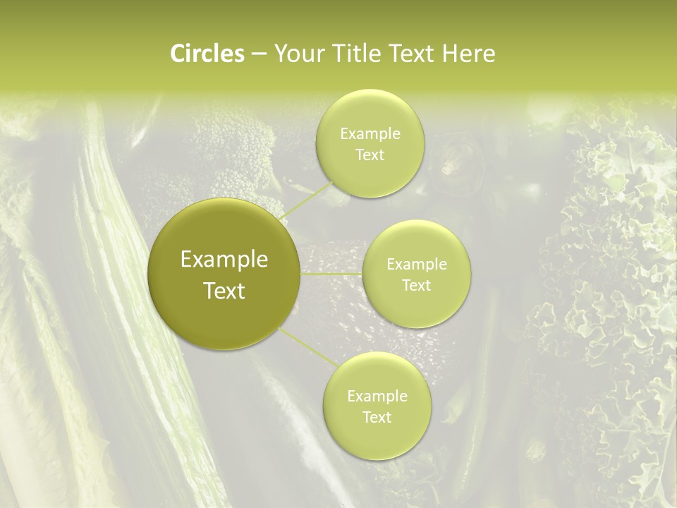 Food Green Pepper PowerPoint Template