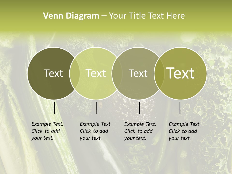 Food Green Pepper PowerPoint Template