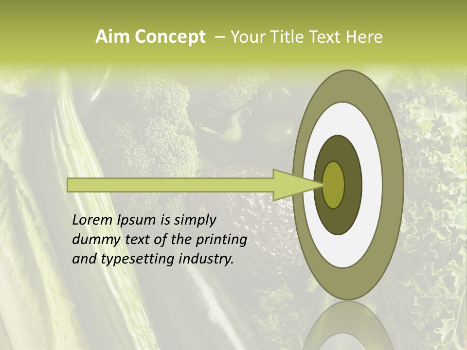 Food Green Pepper PowerPoint Template