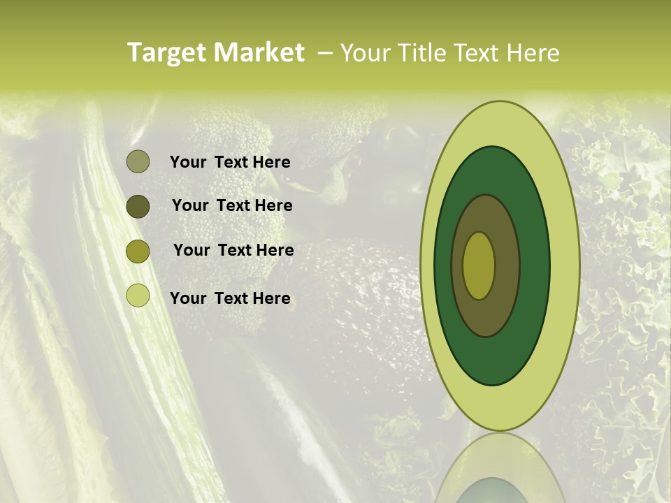 Food Green Pepper PowerPoint Template
