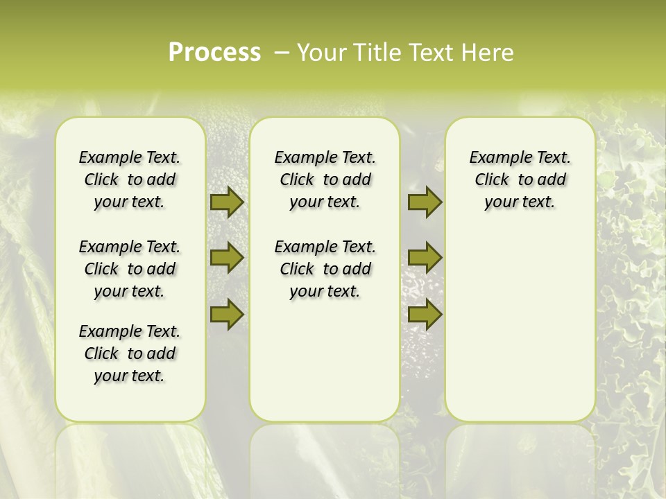 Food Green Pepper PowerPoint Template