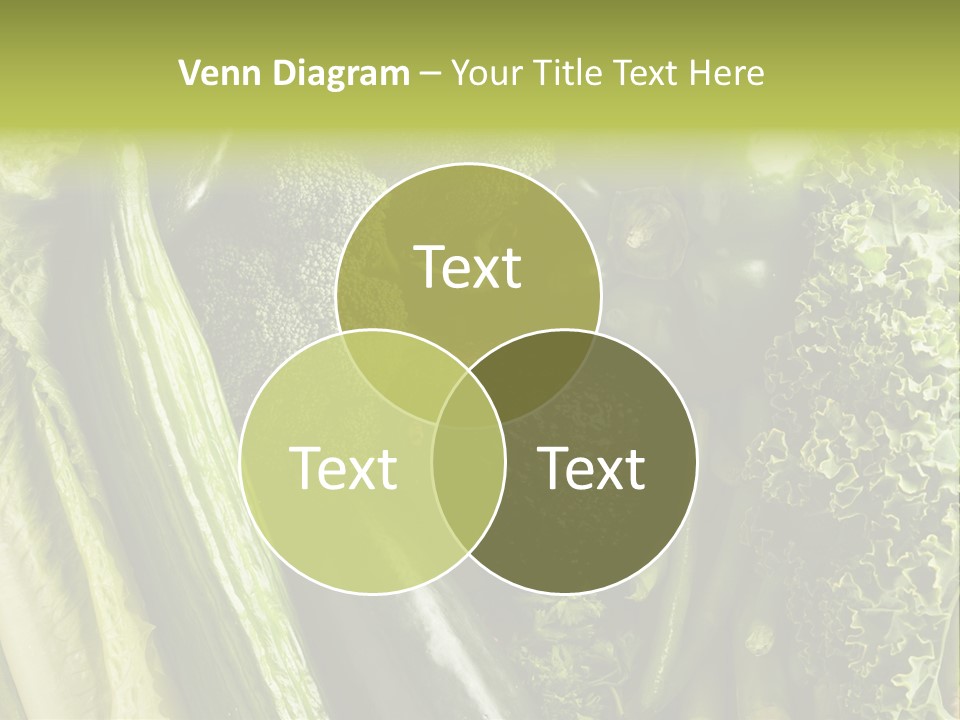 Food Green Pepper PowerPoint Template