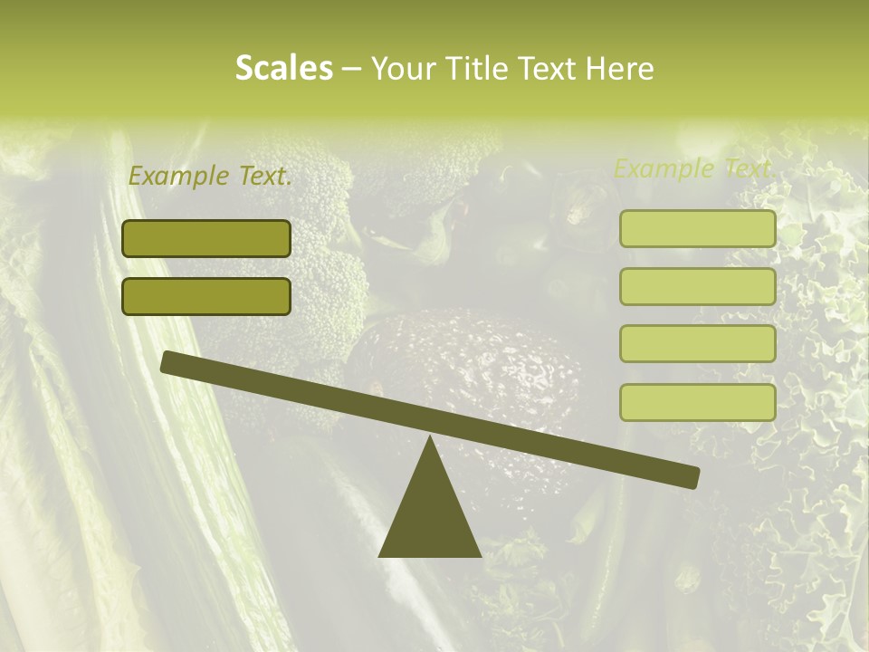 Food Green Pepper PowerPoint Template
