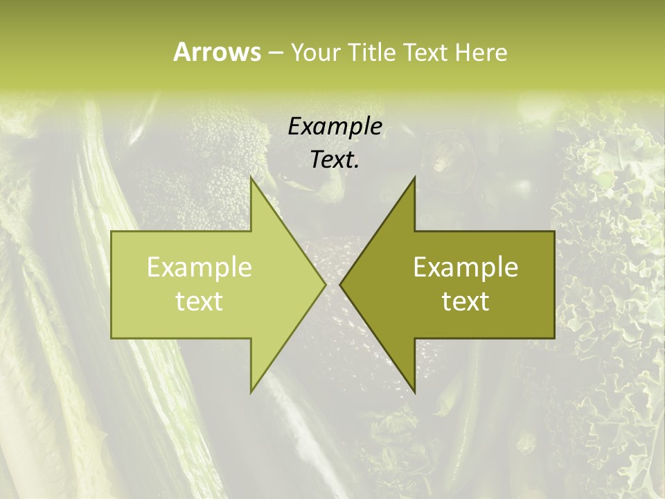 Food Green Pepper PowerPoint Template