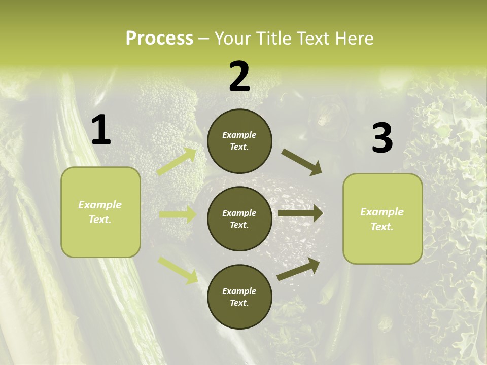 Food Green Pepper PowerPoint Template