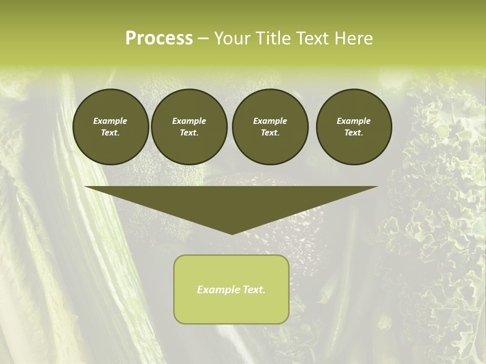 Food Green Pepper PowerPoint Template