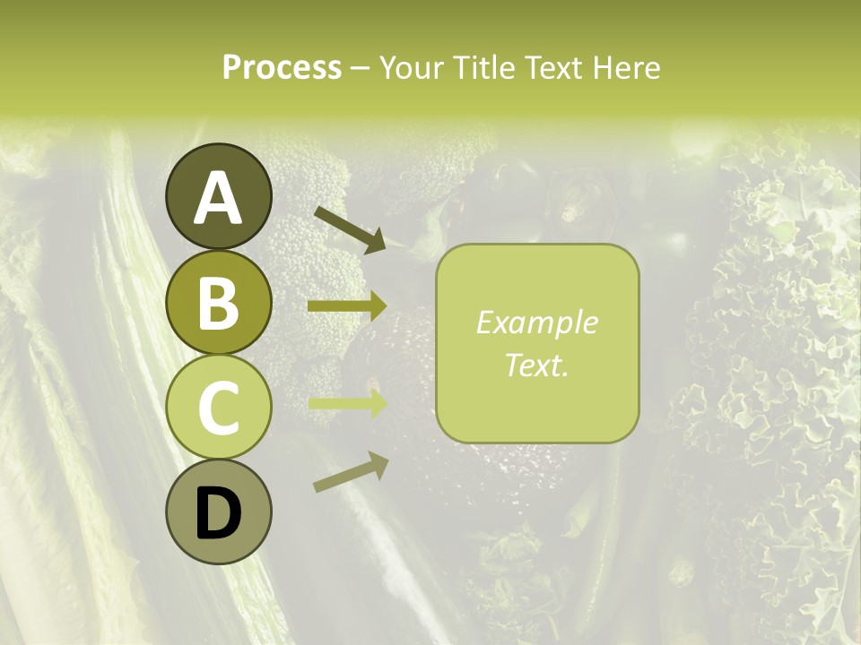 Food Green Pepper PowerPoint Template