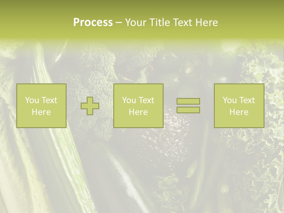 Food Green Pepper PowerPoint Template