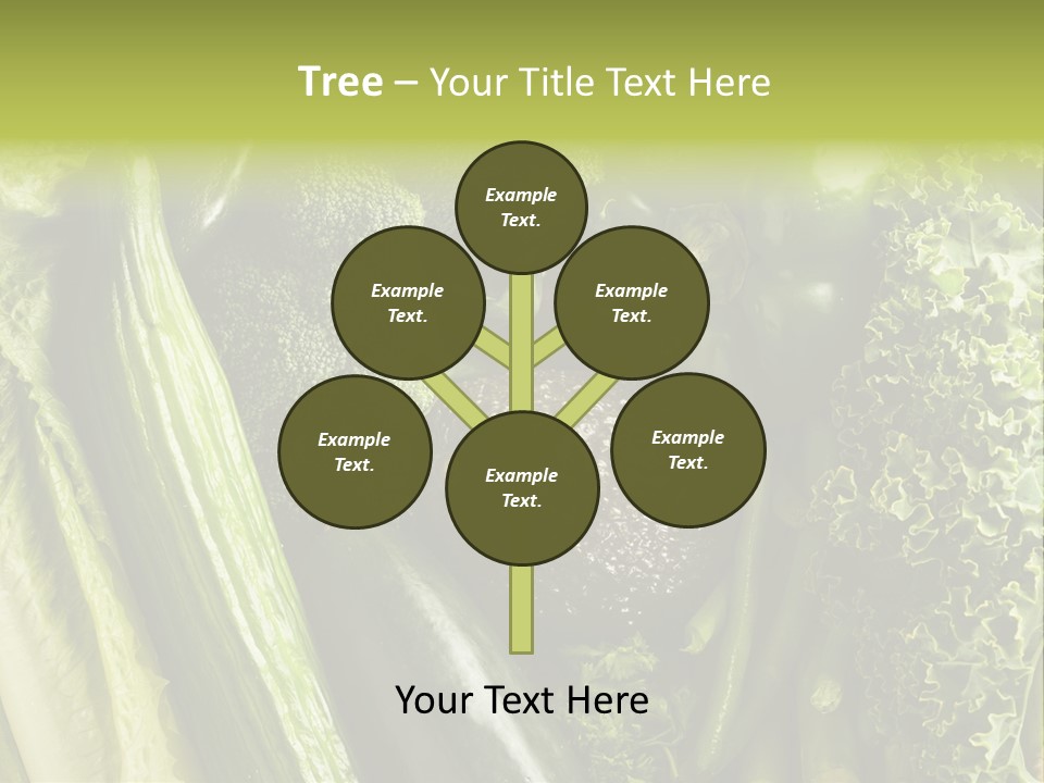 Food Green Pepper PowerPoint Template