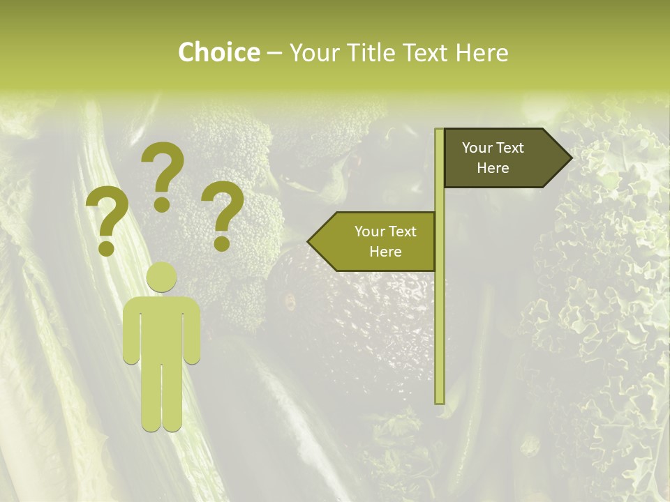 Food Green Pepper PowerPoint Template