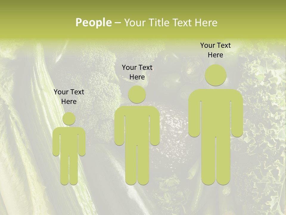 Food Green Pepper PowerPoint Template