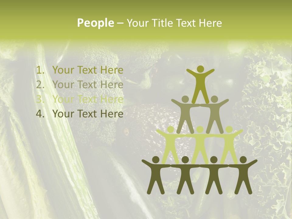 Food Green Pepper PowerPoint Template