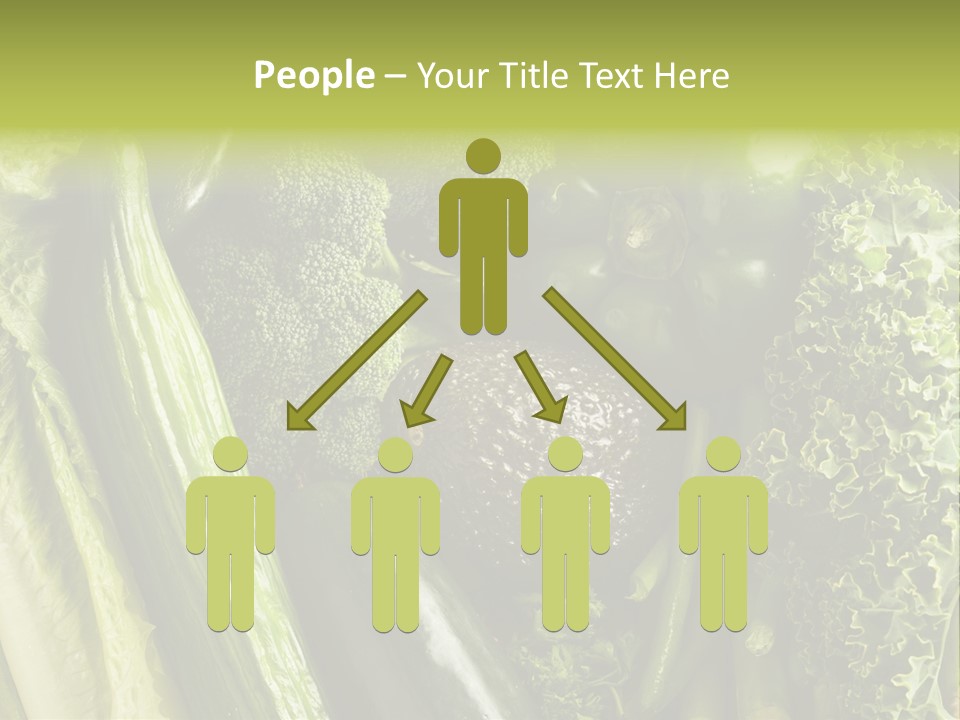 Food Green Pepper PowerPoint Template