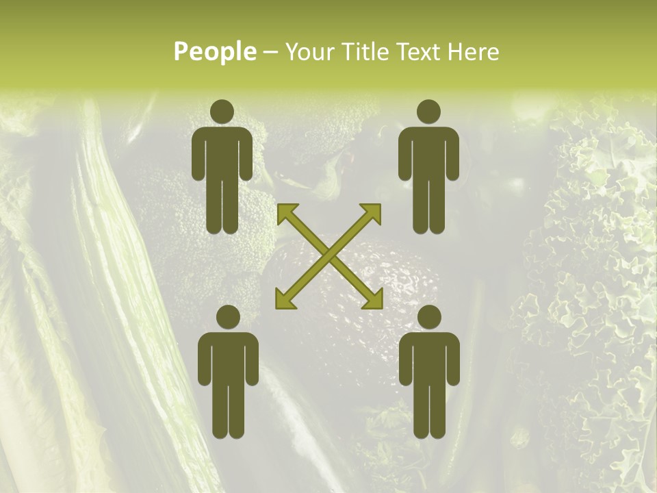 Food Green Pepper PowerPoint Template