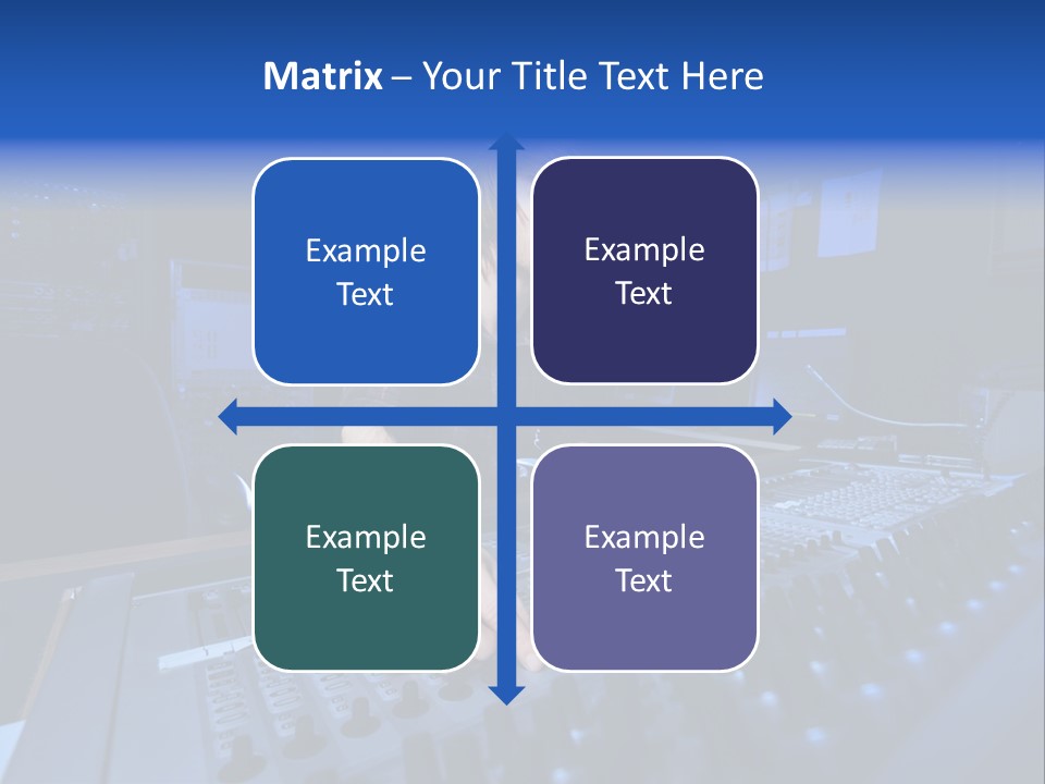 Working Post Production White PowerPoint Template