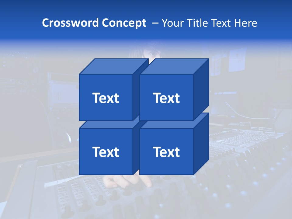 Working Post Production White PowerPoint Template