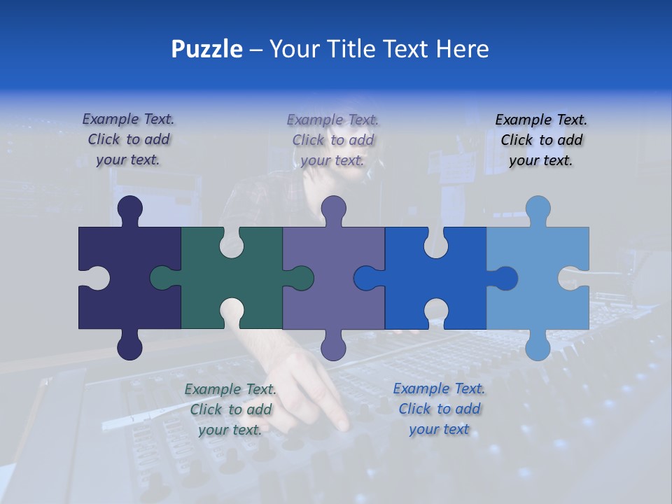 Working Post Production White PowerPoint Template