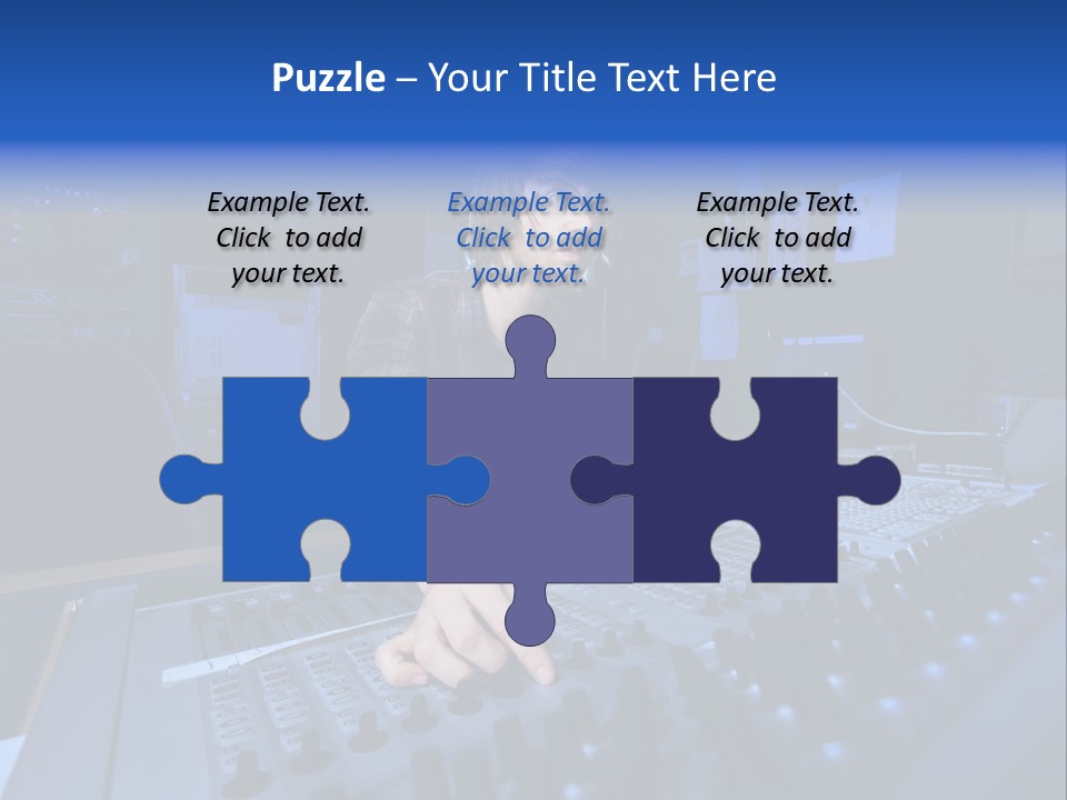 Working Post Production White PowerPoint Template