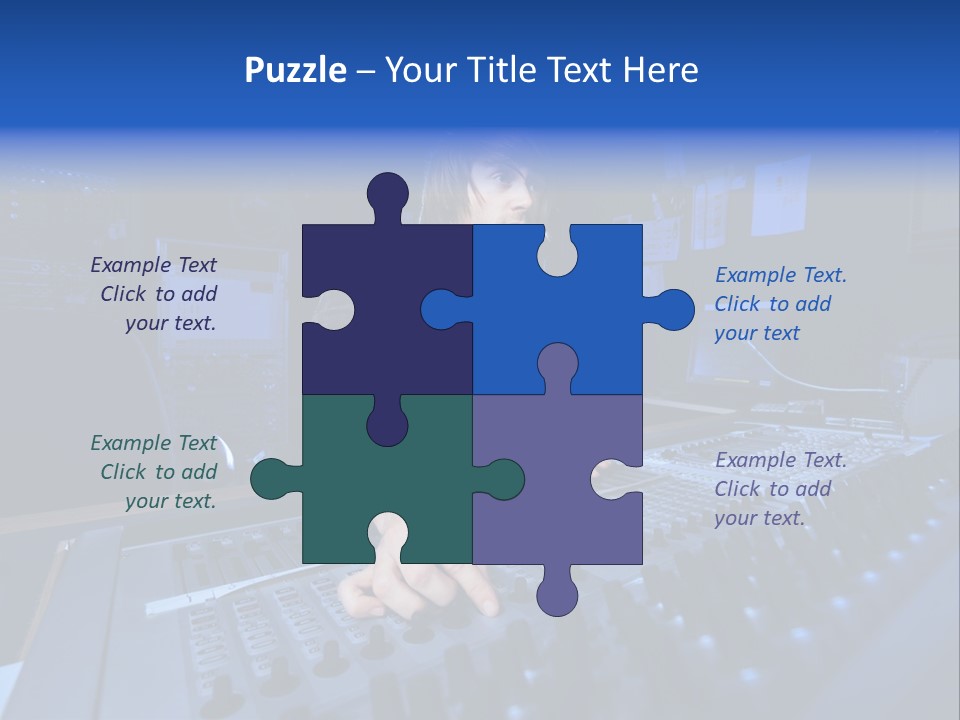 Working Post Production White PowerPoint Template
