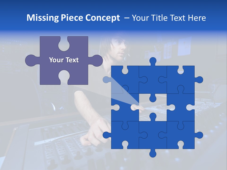 Working Post Production White PowerPoint Template