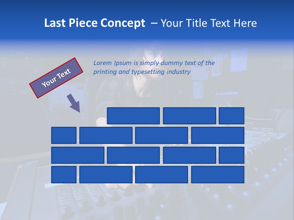 Working Post Production White PowerPoint Template