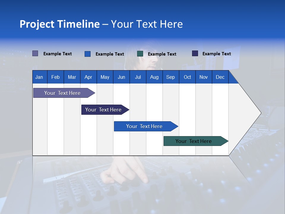 Working Post Production White PowerPoint Template